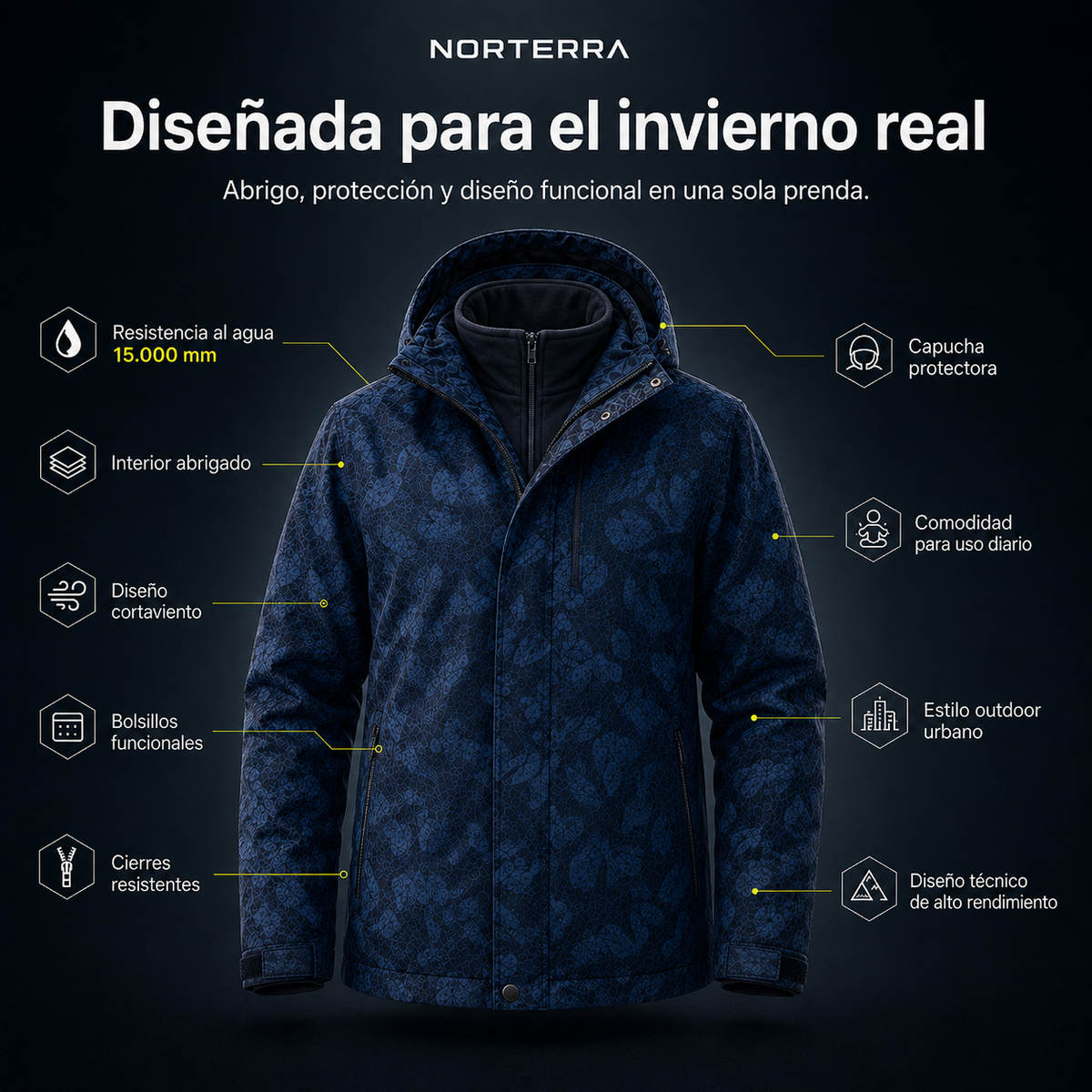 Parka Vortex™ Hombre | Temporada Invierno 2026