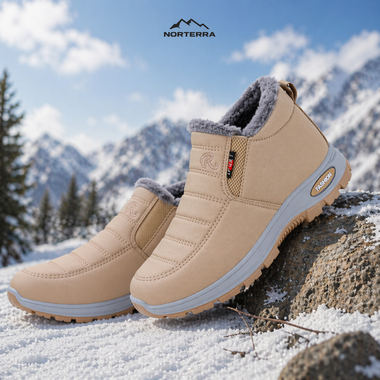 Sianna-Botines Impermeables Acolchados