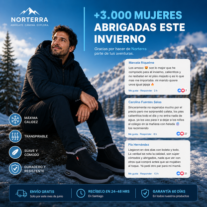 Sianna™ | Botines  Impermeables y Térmicas Acolchados