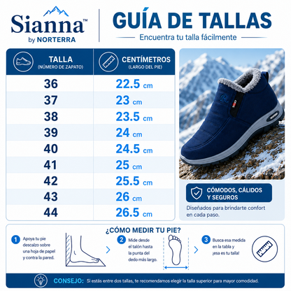 Sianna™ | Botines  Impermeables y Térmicas Acolchados