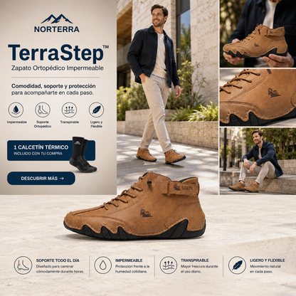 TerraStep™ | Calzado Ortopédico Impermeable y Transpirable