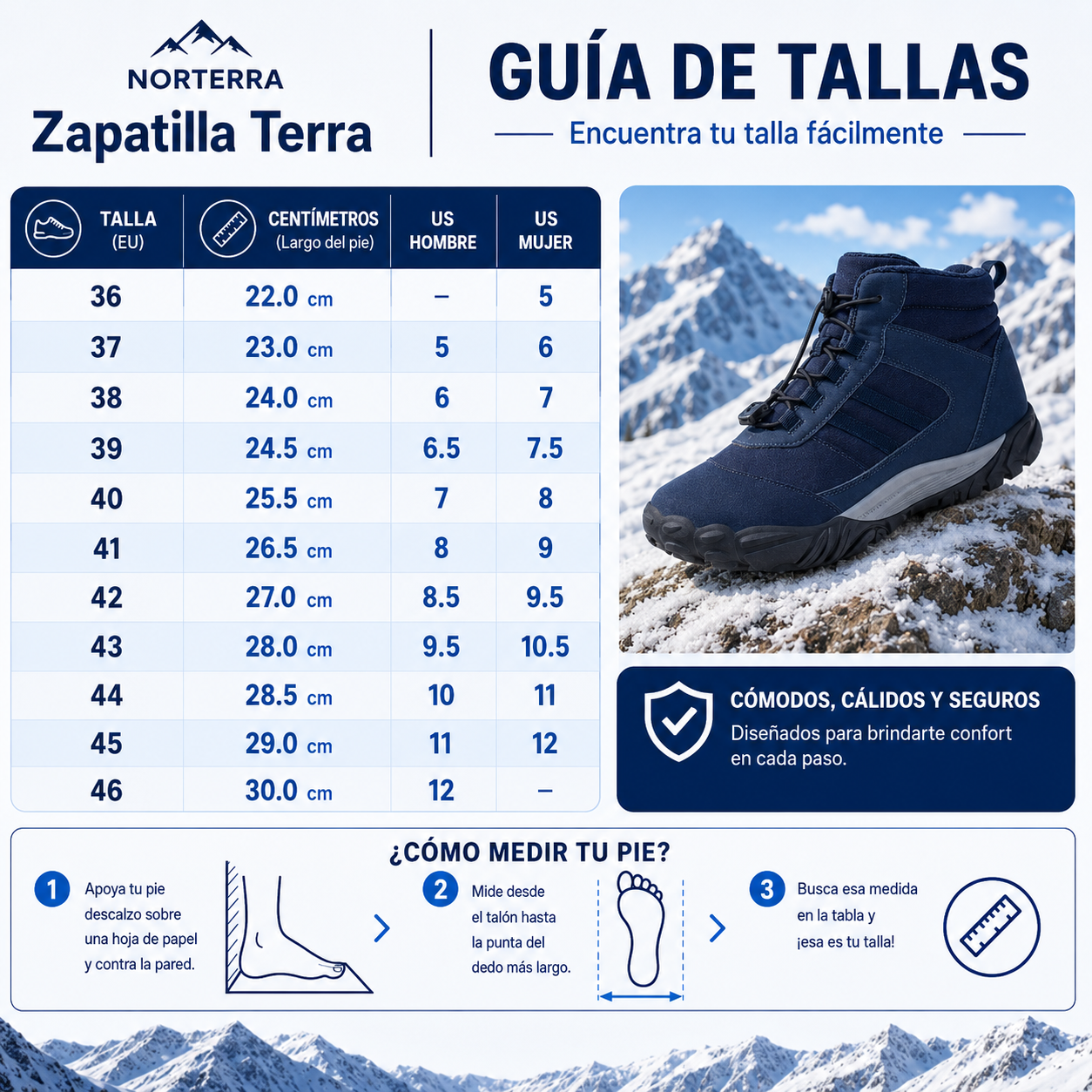 Terra™ | Zapatillas Unisex Impermeables y Térmicas