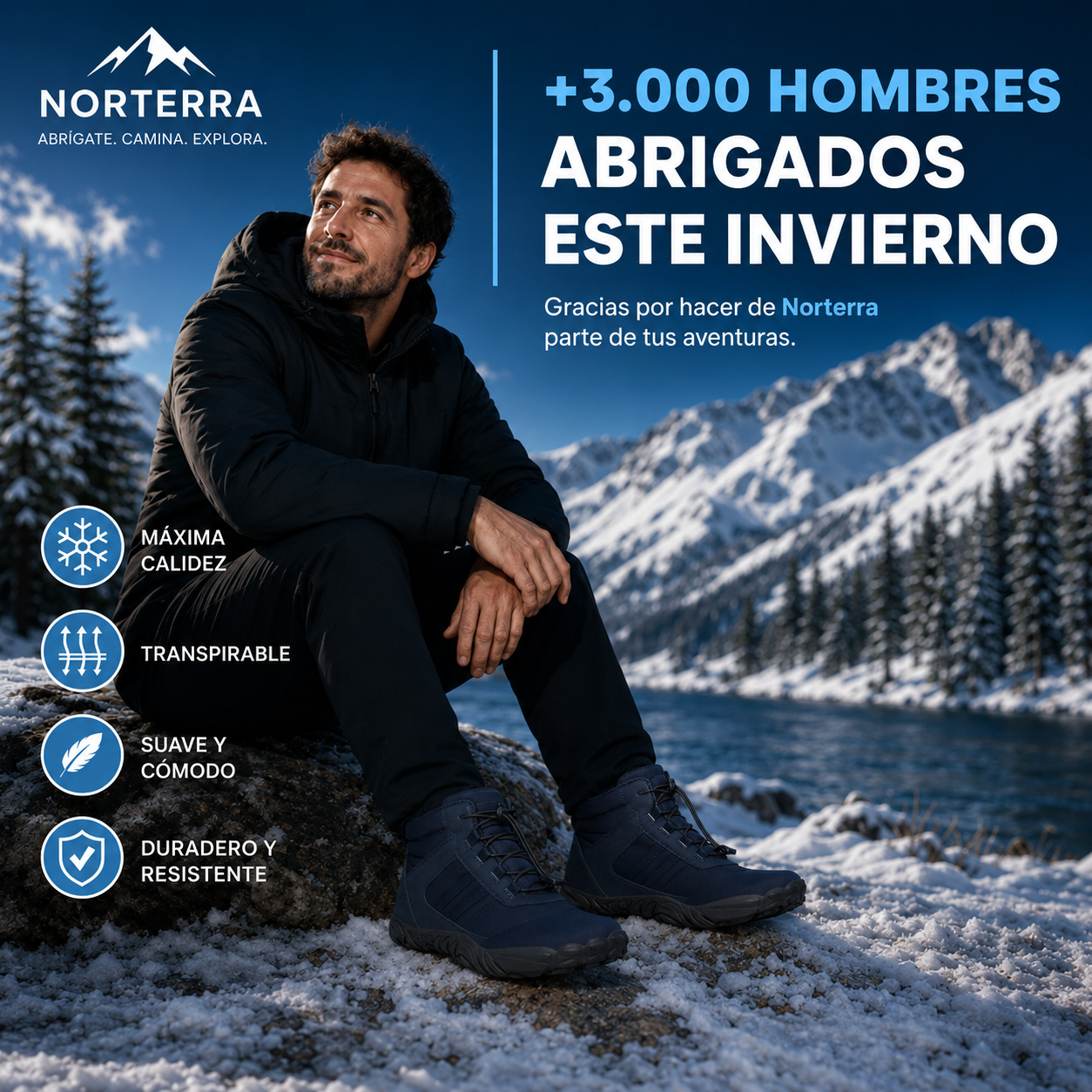 Terra™ | Zapatillas Unisex Impermeables y Térmicas