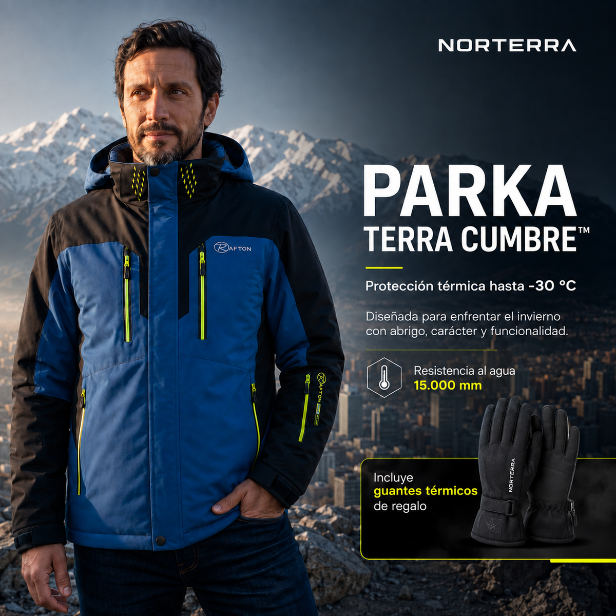 Parka Terra Cumbre™ Hombre | Temporada Invierno 2026