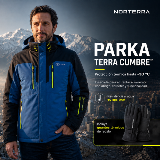 Parka Terra Cumbre™ Hombre | Temporada Invierno 2026