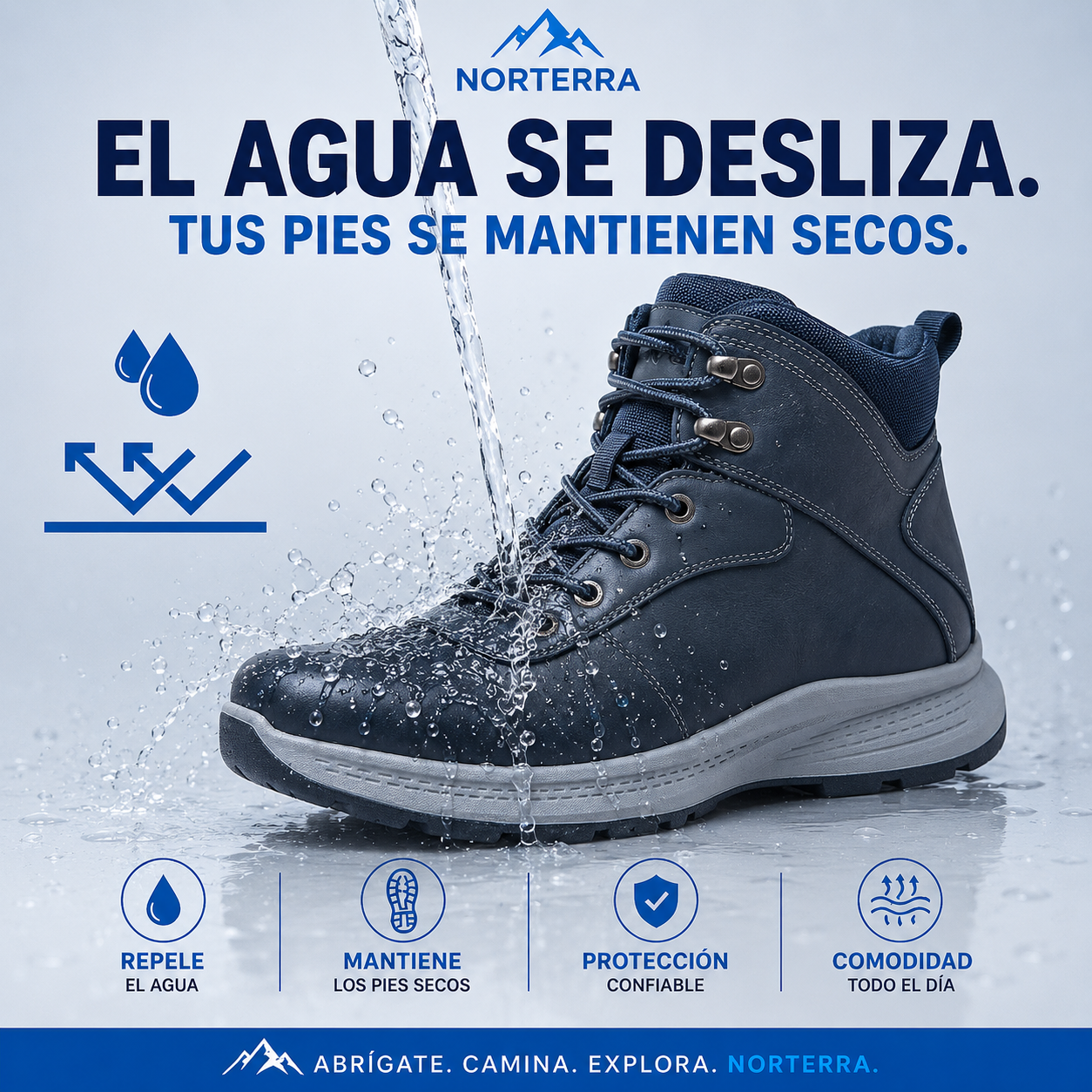 Bota Nordic Hombre + Pack 3 Calcetines Térmicos