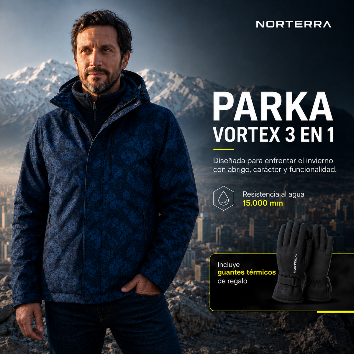 Parka Vortex™ Hombre | Temporada Invierno 2026