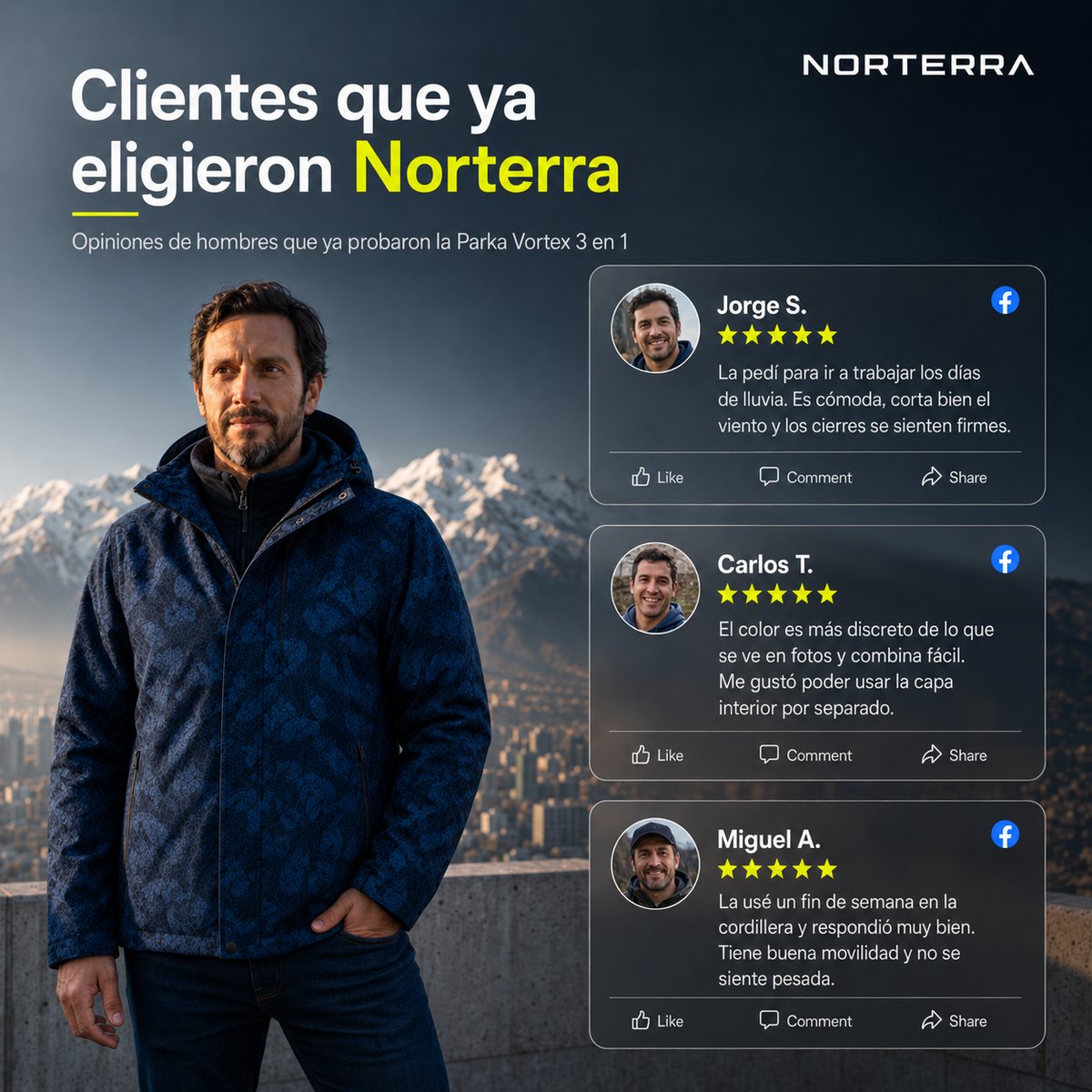 Parka Vortex™ Hombre | Temporada Invierno 2026