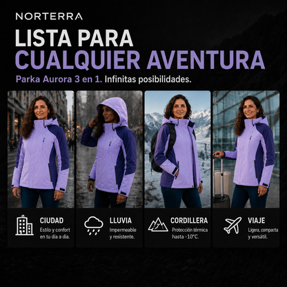 Parka Aurora™ Mujer | Temporada Invierno 2026