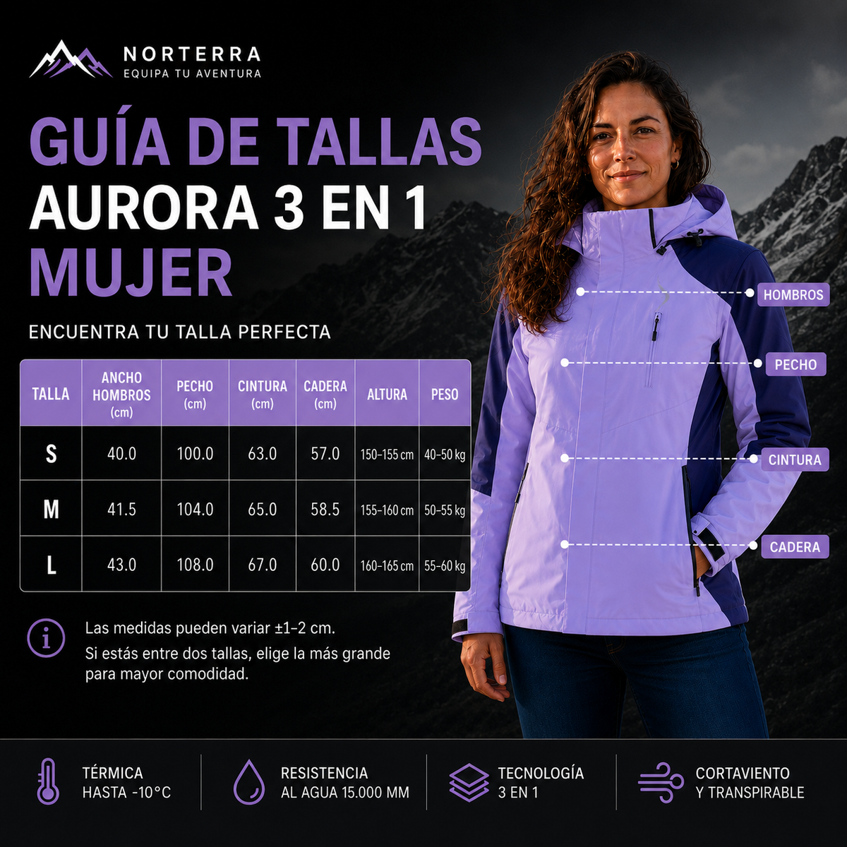 Parka Aurora™ Mujer | Temporada Invierno 2026