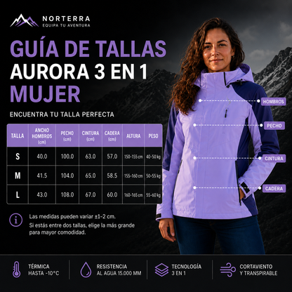Parka Aurora™ Mujer | Temporada Invierno 2026