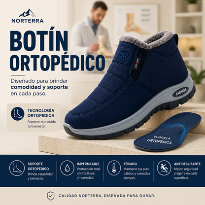 Botines Ortopédicos Impermeables con Forro Térmico