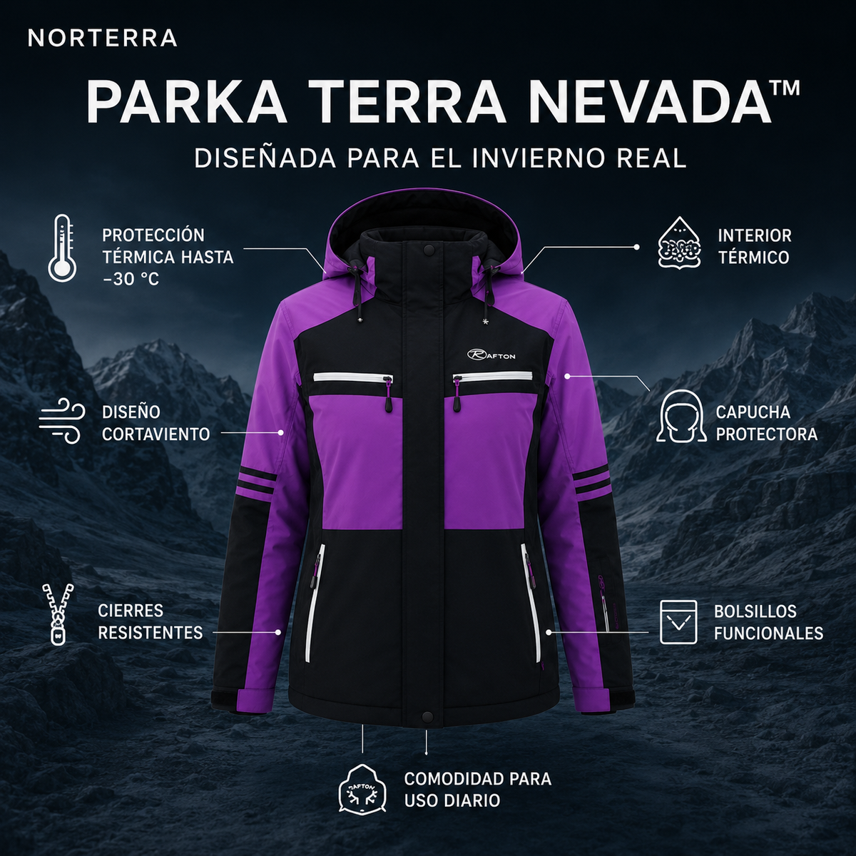 Parka Terra Nevada™ Mujer | Temporada Invierno 2026